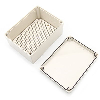 IP67 vodootporno plastično ABS kućište za elektroniku s pločom za ugradnju Električni prozirni poklopac Kućište Razvodna kutija