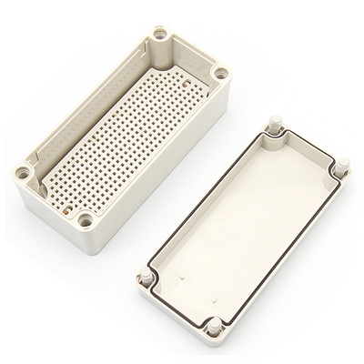 IP67 vodootporno plastično ABS kućište za elektroniku s pločom za ugradnju Električni prozirni poklopac Kućište Razvodna kutija