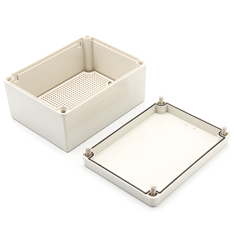 IP67 vodootporno plastično ABS kućište za elektroniku s pločom za ugradnju Električni prozirni poklopac Kućište Razvodna kutija