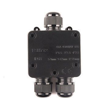 2/3-посочен електрически външен водоустойчив конектор за кабелен проводник IP68 41A/450V разклонителна кутия с клема за аксесоари за осветление