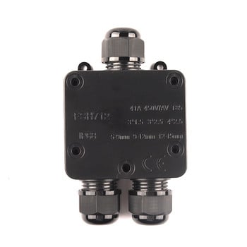 2/3 Way Electrical Outdoor Αδιάβροχο καλώδιο σύνδεσης IP68 41A/450V Κουτί διακλάδωσης με ακροδέκτη για εξαρτήματα ελαφριάς καλωδίωσης