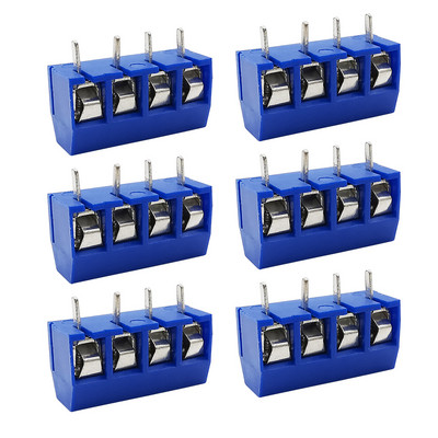 5-50kom KF301-2P KF301-3P 5 mm PCB vijčani terminalni blok KF301 2 pinski 3 pinski žičani konektor Ravna igla Plava