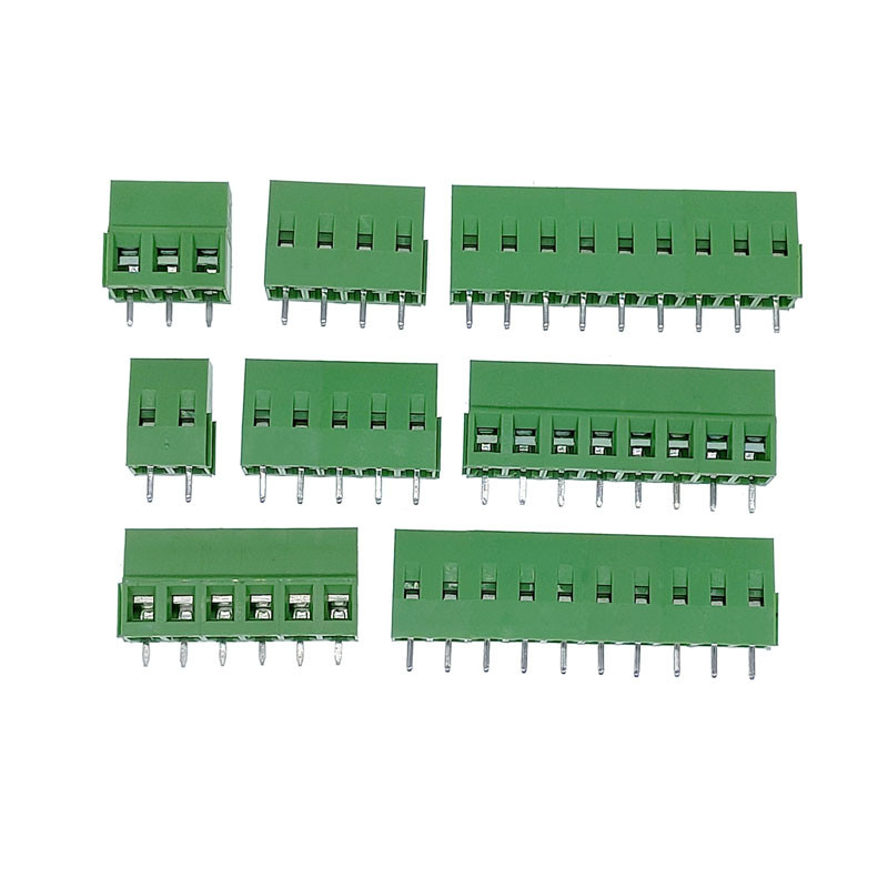 DG/KF128 5.0mm/5.08 PCB skrūvējams spaiļu bloka savienotājs 2P 3P 4P 5P 6P 7P 8P 9P 10P 12P spailes 380V 10A