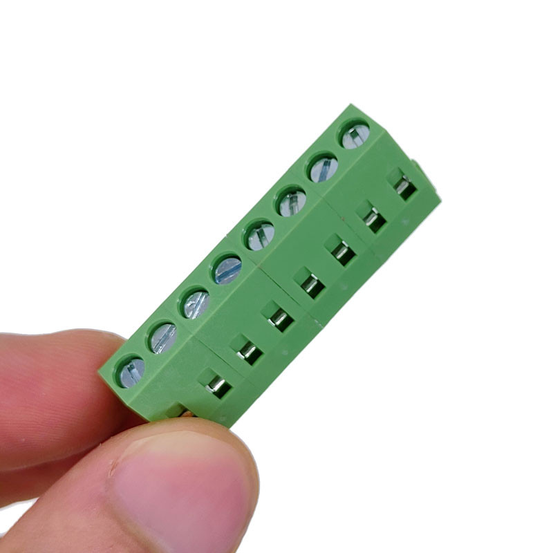 DG/KF128 5.0mm/5.08 PCB skrūvējams spaiļu bloka savienotājs 2P 3P 4P 5P 6P 7P 8P 9P 10P 12P spailes 380V 10A
