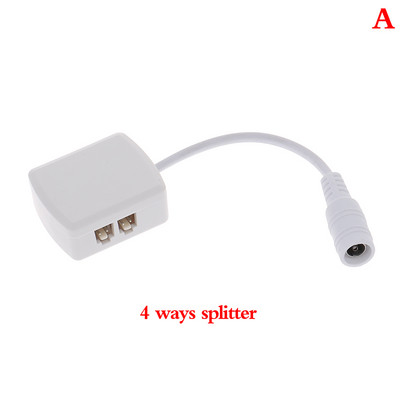 12/6/4Ports 2510 Hub Splitter Harukarbi jaoturi pistikud Isane pistik LED-kapi valgusadapter 2,54 vahekaugus sisemine DC12V
