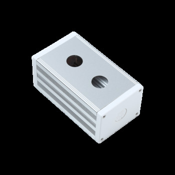 ONPOW BXM6076 22 mm Защитна кутия от алуминиева сплав IP40 Индустриална 1/2/3/4/5 дупки, един ред за метален превключвател с бутони