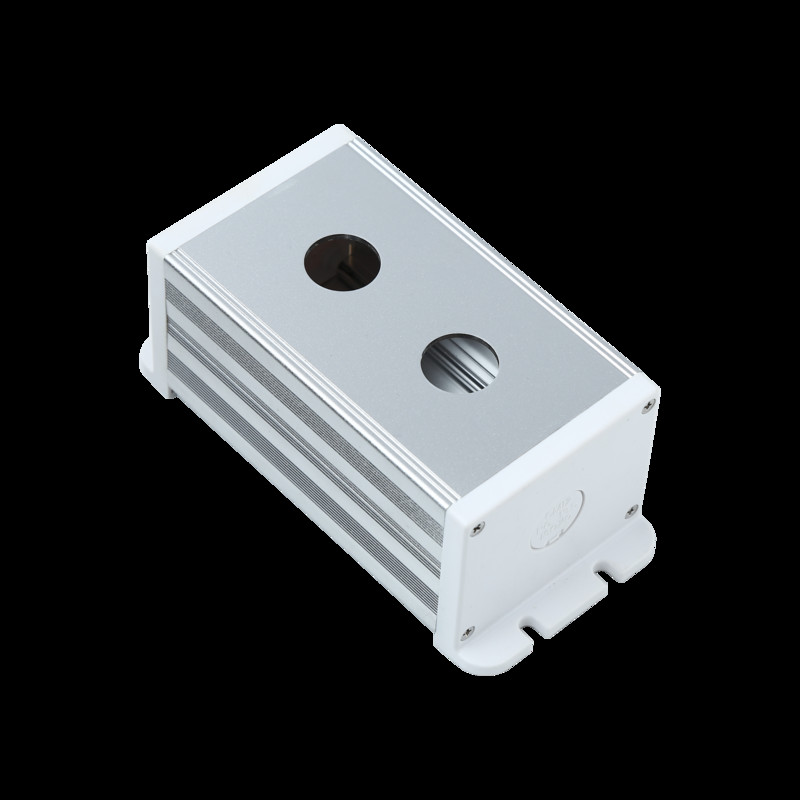 ONPOW BXM6076 22mm Cutie de protecție din aliaj de aluminiu IP40 Industrial 1/2/3/4/5 găuri un singur rând pentru comutator cu buton metalic
