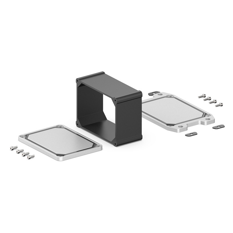 Yongu L01A 100-75 metāla ūdensizturīgs IP68 kastes elektroniskais un instrumentu korpuss alumīnija profila sakausējuma korpuss