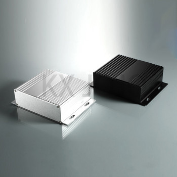 Περίβλημα αλουμινίου 147*41*100/150/155mm Αδιάβροχο κουτί χωρισμένου τύπου Θήκη Electronic Box DIY Power Hoousing Instrument Ασημί/Μαύρο