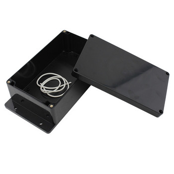 ABS Αδιάβροχο κιβώτιο Ηλεκτρονική Θήκη Χρηματοκιβωτίου Πλαστικά Κουτί Μαύρο Συρματοκιβώτιο Junction Box Πλαστικό Organizer IP67 Αδιάβροχο περίβλημα