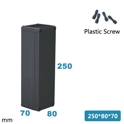 ABS Vodootporna kutija Elektronički sef Plastične kutije Razvodna kutija crne žice Plastični organizator IP67 Vodootporno kućište