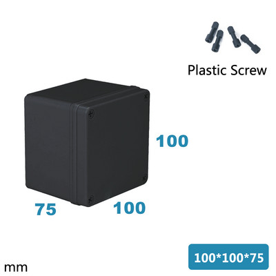 ABS Vodootporna kutija Elektronički sef Plastične kutije Razvodna kutija crne žice Plastični organizator IP67 Vodootporno kućište