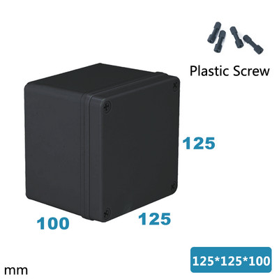 ABS Vodootporna kutija Elektronički sef Plastične kutije Razvodna kutija crne žice Plastični organizator IP67 Vodootporno kućište
