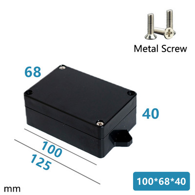 ABS Vodootporna kutija Elektronički sef Plastične kutije Razvodna kutija crne žice Plastični organizator IP67 Vodootporno kućište