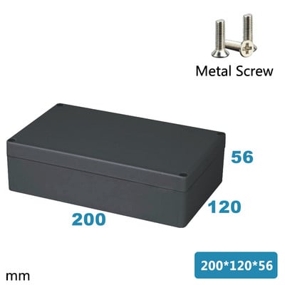 ABS Vodootporna kutija Elektronički sef Plastične kutije Razvodna kutija crne žice Plastični organizator IP67 Vodootporno kućište