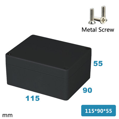 ABS Vodootporna kutija Elektronički sef Plastične kutije Razvodna kutija crne žice Plastični organizator IP67 Vodootporno kućište