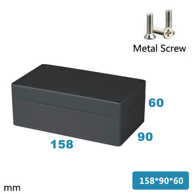 ABS Vodootporna kutija Elektronički sef Plastične kutije Razvodna kutija crne žice Plastični organizator IP67 Vodootporno kućište