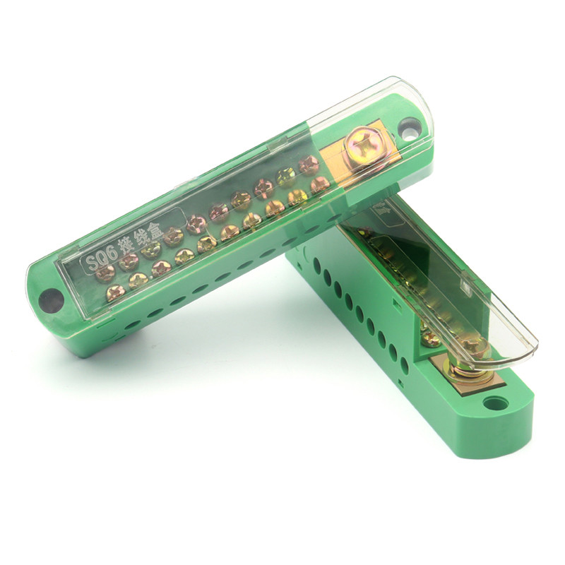 FJ6/JHD terminalni blok velike snage, mesingana razvodna kutija, jednopolni, jedan u više žica, razvodna kutija