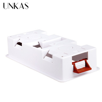 UNKAS 86 Type 2 Gang 172mm Dry Lining Mount Box for γυψοσανίδας Γυψοσανίδας Γυψοσανίδας 34mm Βάθος διακόπτης τοίχου Κασέτα υποδοχής