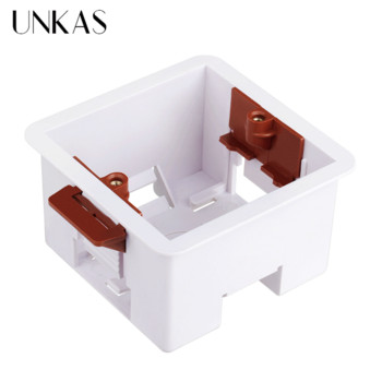 UNKAS 86 Type 1/ 2 Gang Dry Lining Box Γυψοσανίδα Γυψοσανίδας Γυψοσανίδας 35mm Βάθος Διακόπτης τοίχου Socket Cassette 146mm 172mm
