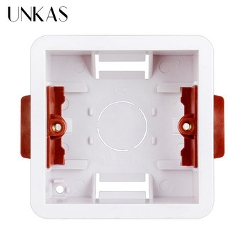 UNKAS 86 Type 1/ 2 Gang Dry Lining Box Γυψοσανίδα Γυψοσανίδας Γυψοσανίδας 35mm Βάθος Διακόπτης τοίχου Socket Cassette 146mm 172mm