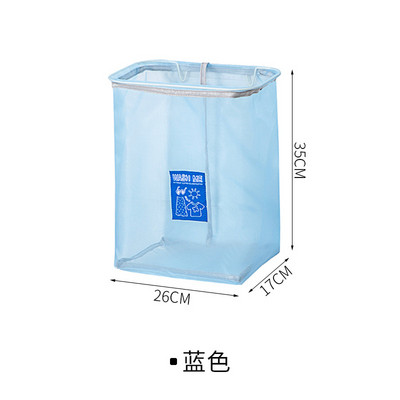 Zidna košara za rublje Sklopiva košara za pohranu Kućna torba za organiziranje ručnika za igračke Mrežasta torba za pohranu prljave odjeće u kupaonici