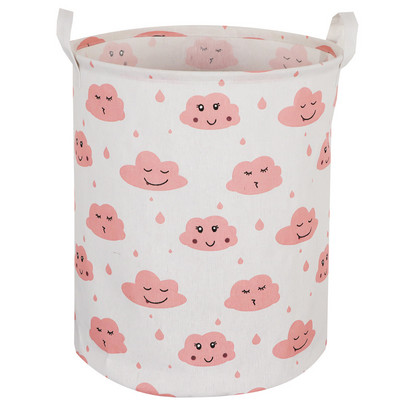 2021. gada jauns, liels veļas grozs, apaļš, netīrs drēbju skapis, apģērbs, rotaļlietas, kokvilna, saliekams, spainis pret putekļiem, liela glabāšanas muca, apgrūtināta.