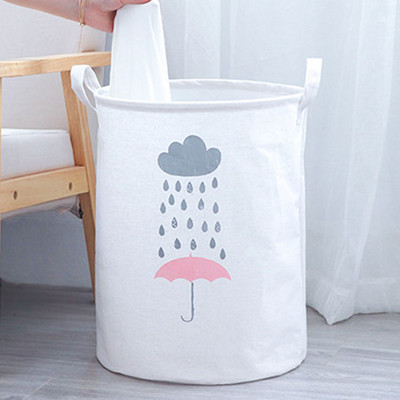 2021. gada jauns, liels veļas grozs, apaļš, netīrs drēbju skapis, apģērbs, rotaļlietas, kokvilna, saliekams, spainis pret putekļiem, liela glabāšanas muca, apgrūtināta.