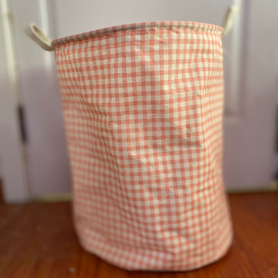 Pamučna lanena košara za prljavo rublje sklopiva periva okrugla vodootporna kanta za organizatore igračka za odjeću veliki kapacitet za pohranu doma