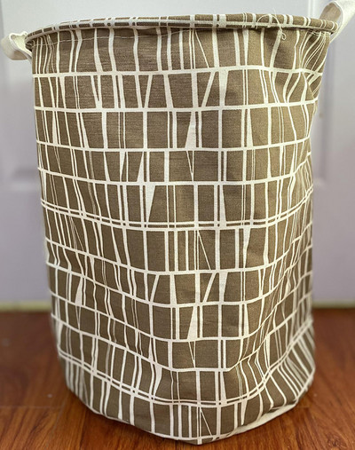 Pamučna lanena košara za prljavo rublje sklopiva periva okrugla vodootporna kanta za organizatore igračka za odjeću veliki kapacitet za pohranu doma