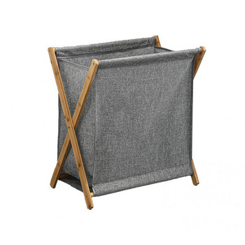 Нова кошница за мръсни дрехи Стабилна основа Кошница за пране Преносима кошница за дрехи с голям капацитет за многократна употреба Устойчива на износване