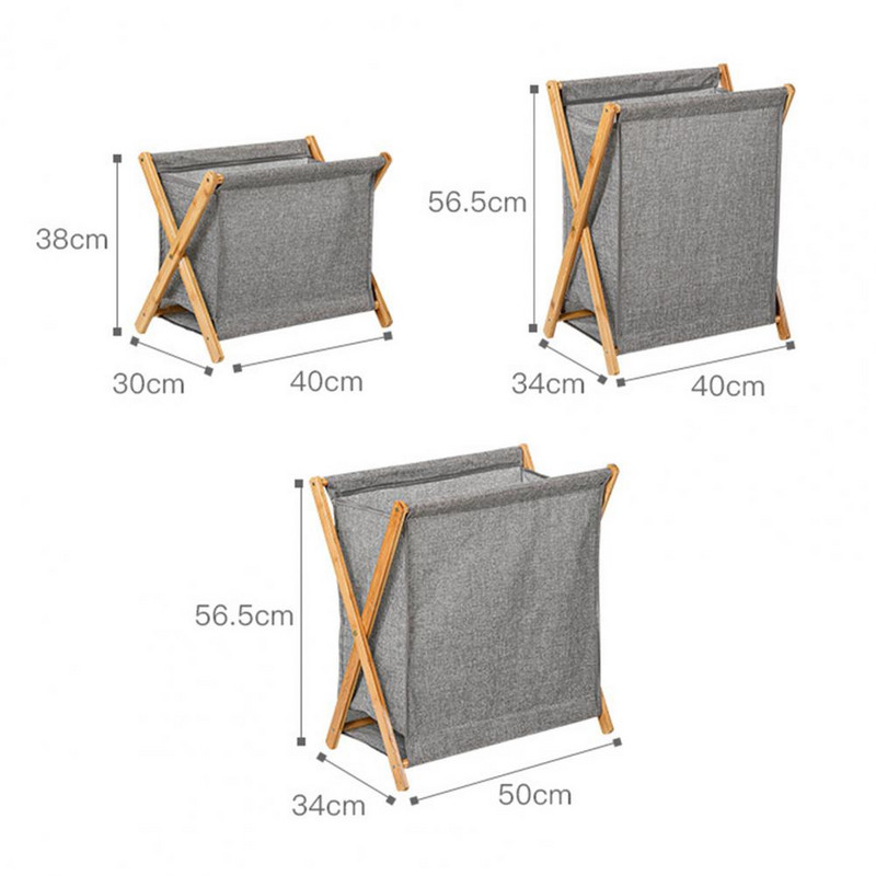 Jauns netīro drēbju grozs Stabils pamats veļas grozs Pārnēsājams liela ietilpība daudzfunkcionāls apģērbu grozs Nodilumizturīgs