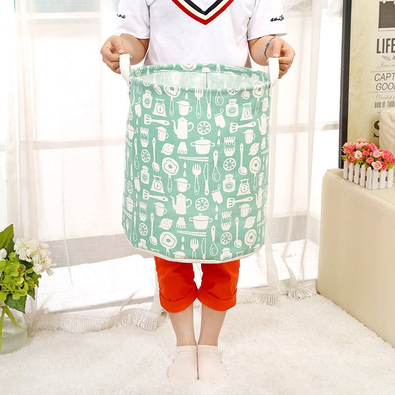 Sklopiva košara za rublje Vodootporna platnena košara za prljavu odjeću Vreća za pohranu igračaka Organizator Skladištenje alata Kućni organizator