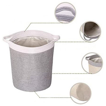 1 бр скандинавска сгъваема кошница за пране Кофа за съхранение на мръсни дрехи Домашни играчки Органайзер за разни вещи