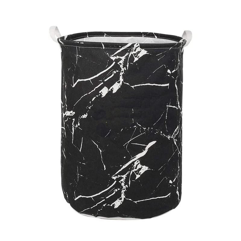 1PC Sklopiva košara za rublje Okrugla torba za kantu za pohranu Velika korpa Sklopiva odjeća Košara za igračke Organizator kante Veliki kapacitet