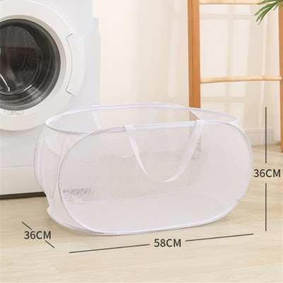 Košara za prljavo rublje Poliesterska sklopiva vodootporna kanta za organizator Odjeća Igračke Kućna košara za pohranu velikog kapaciteta