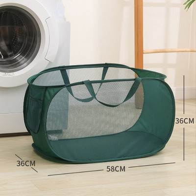Košara za prljavo rublje Poliesterska sklopiva vodootporna kanta za organizator Odjeća Igračke Kućna košara za pohranu velikog kapaciteta