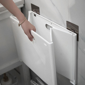 Полезна кошница за съхранение на дрехи Спестяваща място кошница за пране Тоалетна стая без пробиви Сгъваема кошница за мръсни дрехи Поддържайте подредена