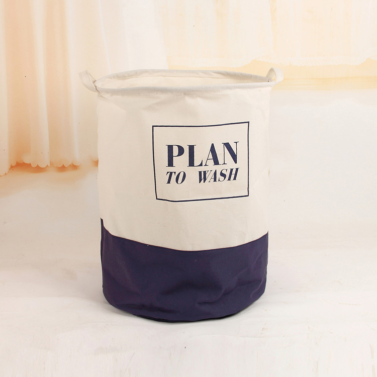 Pamučna posteljina Otvorena košara za pohranu Prošivena košara za prljavo rublje