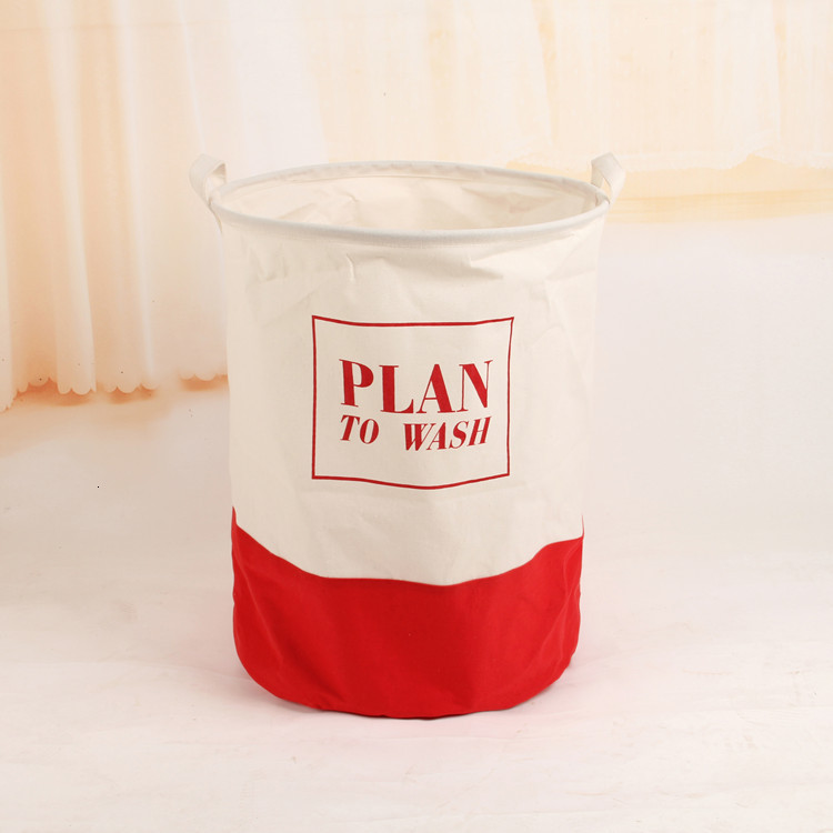 Pamučna posteljina Otvorena košara za pohranu Prošivena košara za prljavo rublje