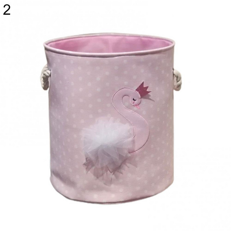 Veļas grozs Jauki dzīvnieki salokāmi rotaļlietu uzglabāšana Pikniks Netīrās drēbes Grozu kaste Kokvilnas mazgāšanas drēbju kaste Bērnu organizators