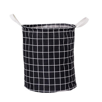 Сгъваема кошница за пране Кофа Кошници за съхранение на дрехи Голяма водоустойчива ленена кърпа Домашна играчка Органайзер за варел за съхранение на дрехи