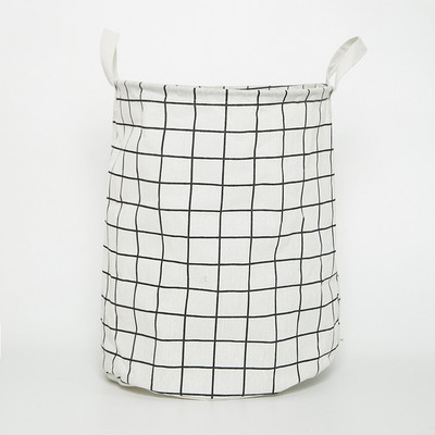 Pamučno rublje Košara za prljavo rublje Zaštita od prašine Velika kanta za organizator Odjeća Sklopivi okrugli vodootporni kapacitet Spremište za dom