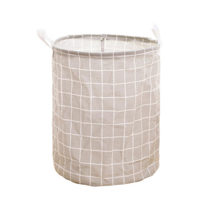 Netīro drēbju grozs Salokāms veļas grozs ar lielas ietilpības izturīgām mājsaimniecības precēm mājas vannas istabai guļamistabai KI