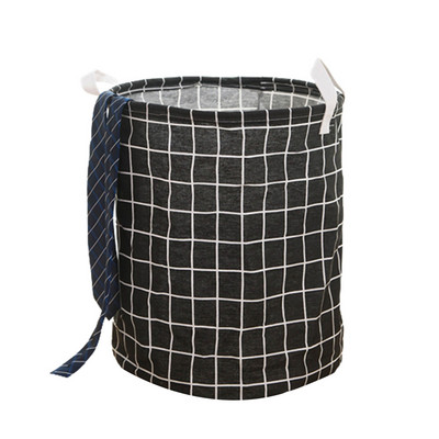 Netīro drēbju grozs Salokāms veļas grozs ar lielas ietilpības izturīgām mājsaimniecības precēm mājas vannas istabai guļamistabai KI