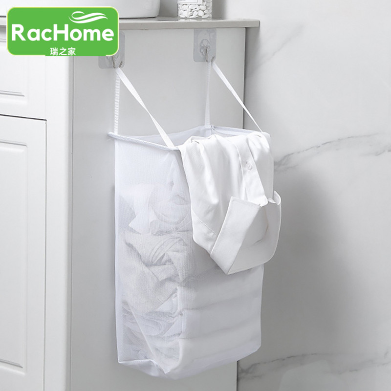 Salokāmas netīrās drēbes traucē bērniem rotaļlietu uzglabāšanas spainis Tīkla uzglabāšanas soma Dažādi piederumi Organizatori Vannas istabas piekarināms veļas grozs