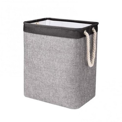 Veļas grozs ar rokturiem Salokāmas drēbes Veļas glabāšanas tvertne ar noņemamiem kronšteiniem rotaļlietu apģērbu organizēšanai