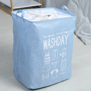 Нова домакинска сгъваема кошница за пране Преносима играчка Кошница за съхранение на дрехи Голям капацитет Модерна кошница за мръсни дрехи Домашен декор