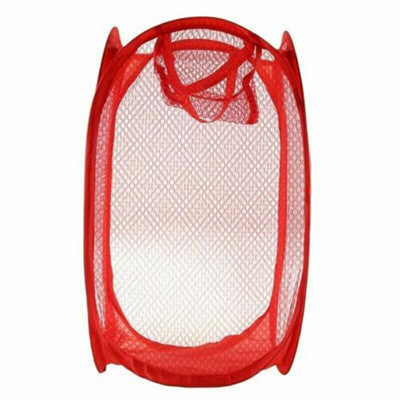 Košare za pohranu rublja, odjeće, košara za rublje, torba za lako otvaranje, mrežasta košara za rublje, košara za studentski dom