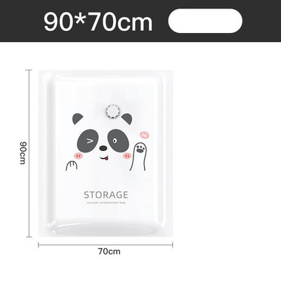 Korduvkasutatav vaakumkott ja pumba kate rõivaste jaoks, kuhu mahub suur plastikust kompressioontühi kott reisitarvikud hoiukonteiner